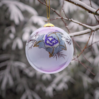 Wholesale Customizable Hand-painted Glass Ornaments Christmas Baubles for the Christmas Tree