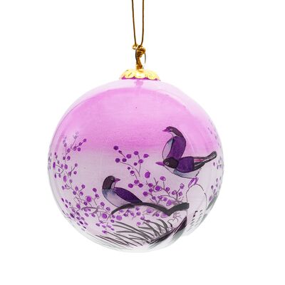 Chinese Traditional Inside Hand-made Customized Crystal Christmas Ornament Ball for Decoration