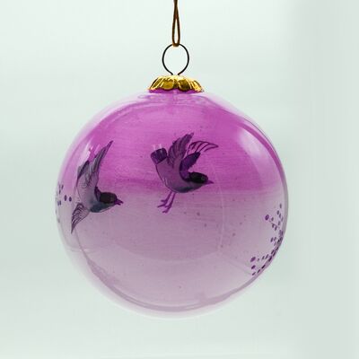 Chinese Traditional Inside Hand-made Customized Crystal Christmas Ornament Ball for Decoration