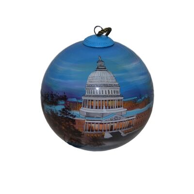 Wholesale Custom Internally Painted Christmas Glass Balls - Handmade Blown Glass Ornaments OEM/ODM Available for Corporate Gifts