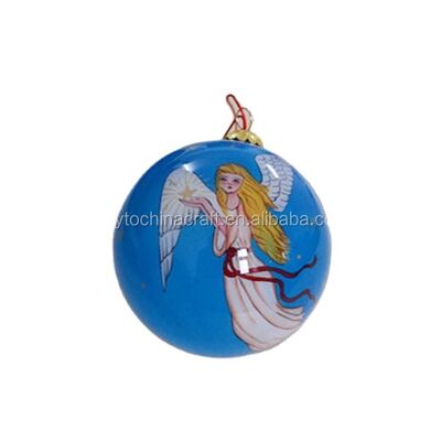 Custom Gold Foil Logo Christmas Glass Ball Ornaments Internally Hand-Painted, Luxury Corporate Gift Holiday Decor Bulk Wholesale