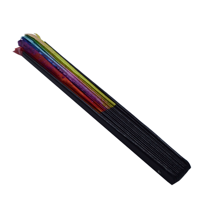 Wholesale Large Rainbow Pride Hand Fan 33cm Foldable Bamboo Fan for Promotional Parade Gifts & Summer Festival Events