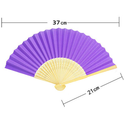 Customizable DIY Paper Fans Foldable Handheld Fans for Wedding Party &Business Gift DIY Crafts