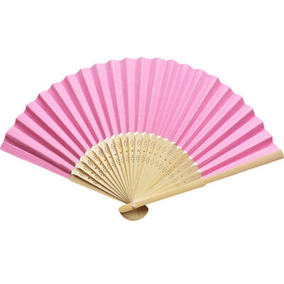 Customizable DIY Paper Fans Foldable Handheld Fans for Wedding Party &Business Gift DIY Crafts