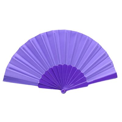 Customized Color and Material Colourful Party Plastic Fans for Party celebrations
