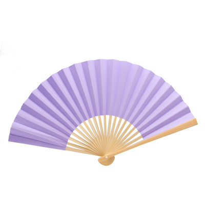 Wholesale  23cm Custom Printed Bamboo Hand-Folding Fan for Business Gifts