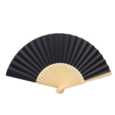 Wholesale  23cm Custom Printed Bamboo Hand-Folding Fan for Business Gifts