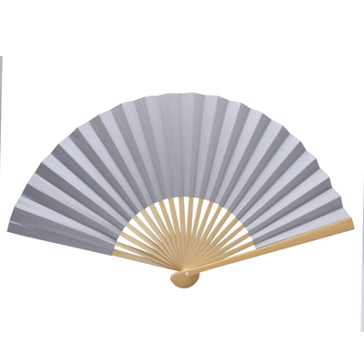 Wholesale  23cm Custom Printed Bamboo Hand-Folding Fan for Business Gifts