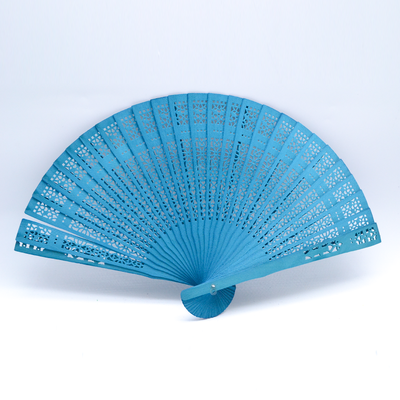 Best-selling Carved Antique Chinese-style Hanfu Gift: Fully Scented Sandalwood Fan