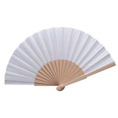 Modern Simple Handmade Solid Wooden Fans  for Wedding Parties and Gifts