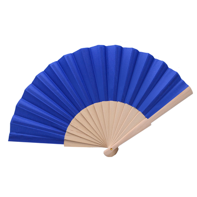Best Selling Custom Chinese Folk Art Style Carved  Hand Held  Wood Fan for Wedding Favors