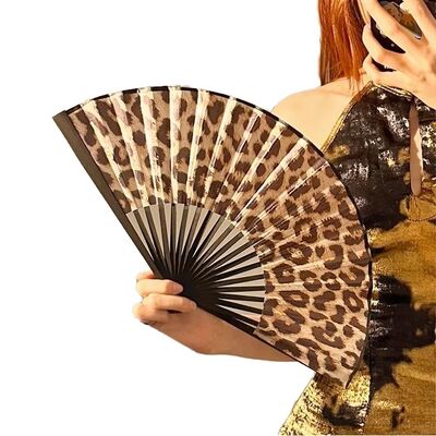 2024 New Arrival Premium 23cm Bamboo Hand Fan Folk Art Carved Flower Design Portable Sanyata for April Fool's Day