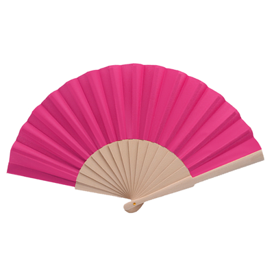 Customize Color Wood Hand Fan  Accepts Silkscreen/Engraving  for Promotional Business Gift