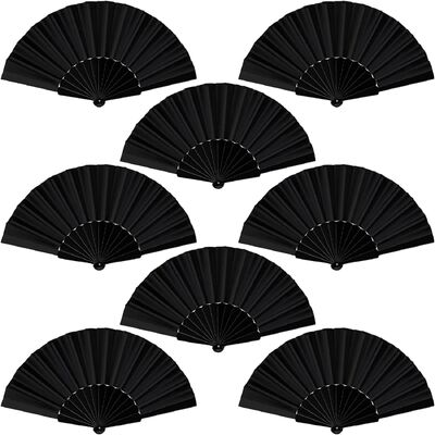 Personalized Large Size Custom Print Folding Plastic Promotional Hand Fan for Sublimation 13 Inch