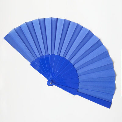Plastic Oxford Cloth Handheld Fans Are Available for Customization in Various Styles and Colours
