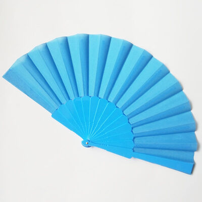 Plastic Oxford Cloth Handheld Fans Are Available for Customization in Various Styles and Colours