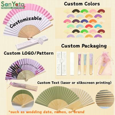 Wholesale High Promotional  Custom Printed logo Plastic Hand Held Gift Fan