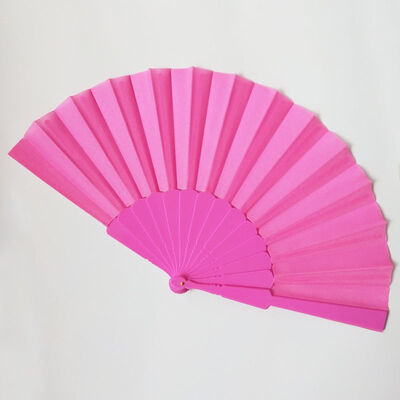 Pink Plastic Hand Fan Customized Logo&Color for Promotional Gift Souvenir
