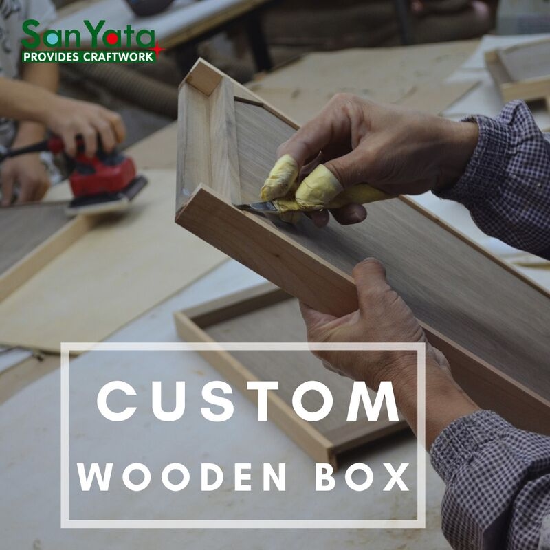 Custom Wooden Box China Factory Wooden Gift Box Own Design Wooden Wine Bottle Holder With LOGO Laser Engraving Optional Lining