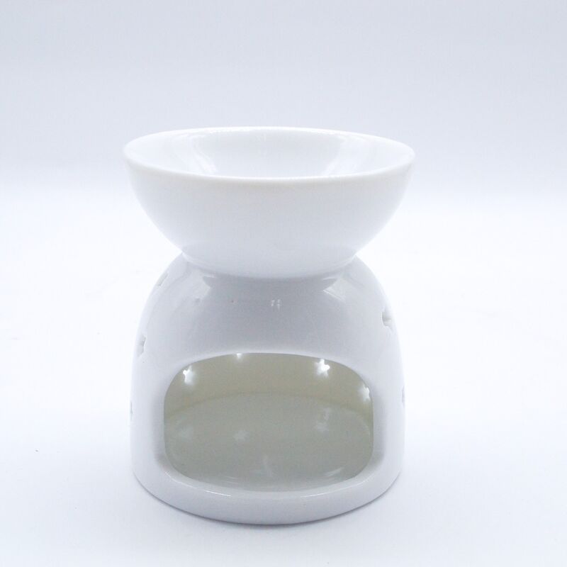 Porcelain Candle Burner Custom Pattern Wholesale Oil burner Aromatherapy Stove Candle Holder Ceramic Aromatic Clear Wax Warmer