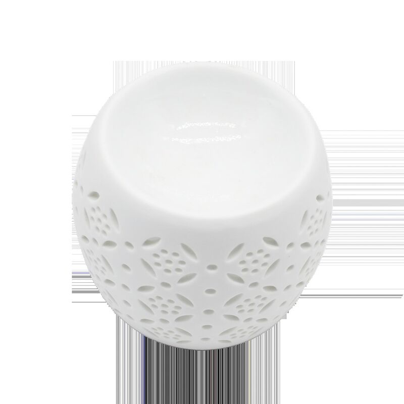 Essential Fragrance Aromather Ceramic Candle Oil Burner  Wax Melt Tealight Candle Warmer for Home Office Bedroom