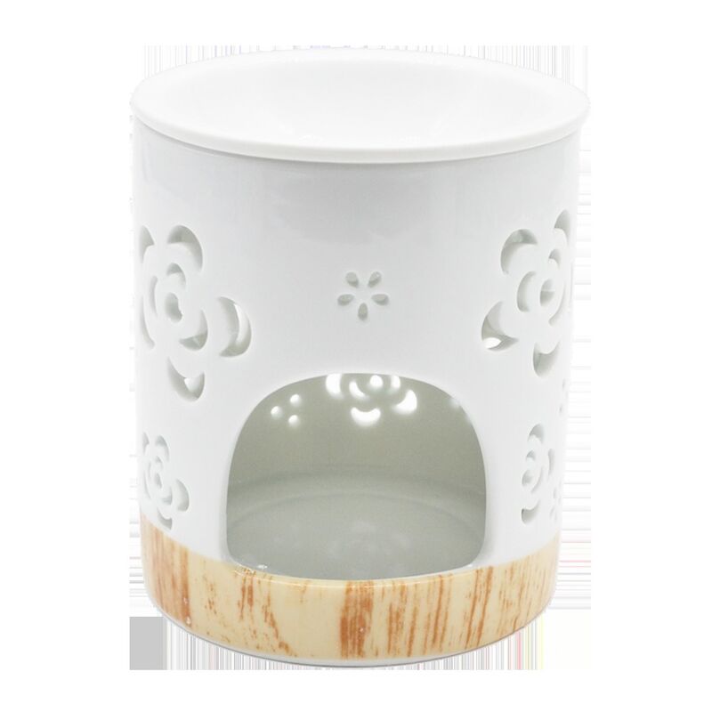 Novelty Gifts Adult Ceramic Candle Diffuser Ceramic Candle Jars White  Essential   Wax Melt Tealight Candle Warmer
