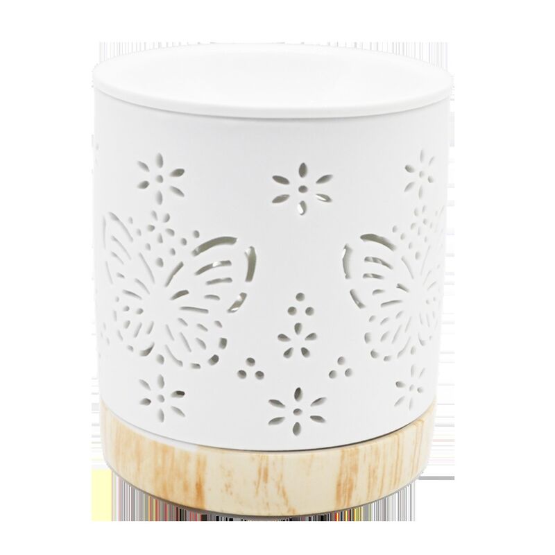 Ceramic burner Customized Candle Holder White Ceramic Candle Holder Ceramic Diffuser Candle for Christmas Gifts