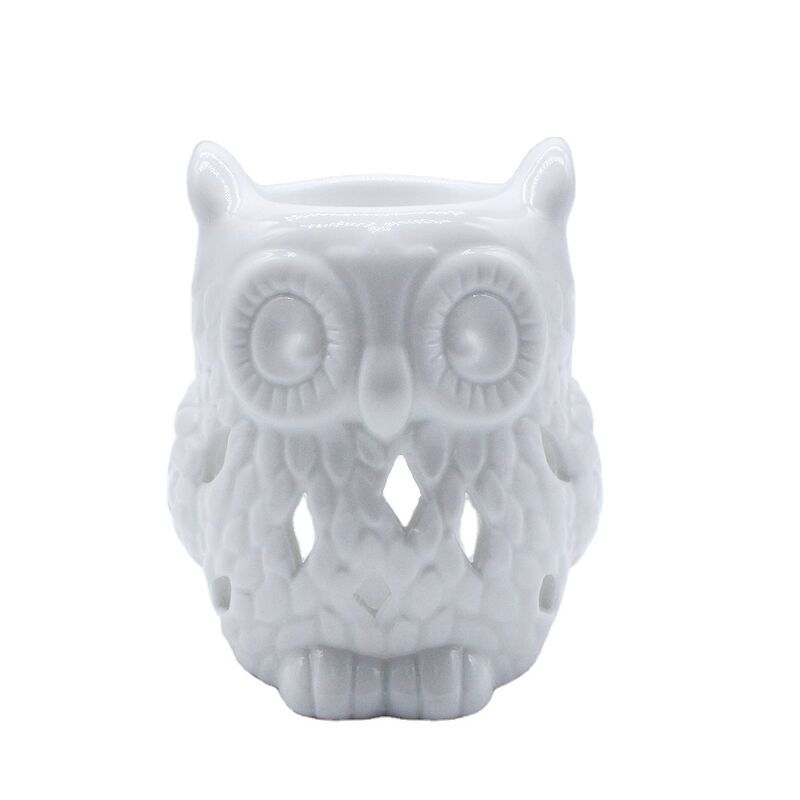 Customize Ceramic Tea Light Candle Holder Wax Melt Burner Melter Warmer Essential Oil Burner Incense Aroma Diffuser, Home Decor