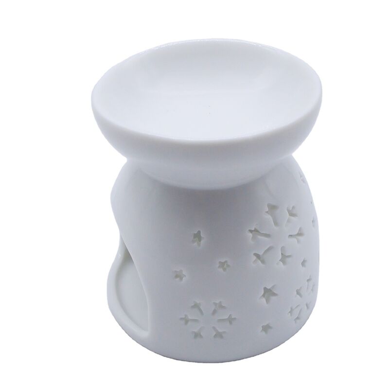 Factory Wholesale Customize Ceramic Candle Holder Wax Melt Burner Melter Warmer Essential Oil Burner Incense Aroma Diffuser