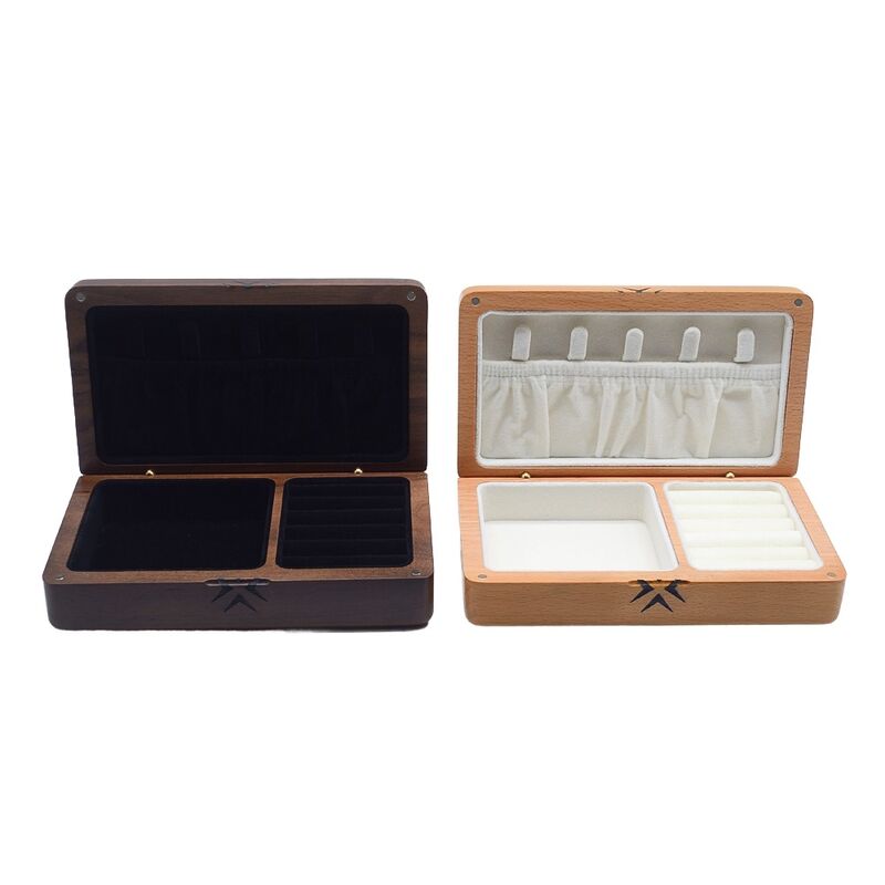 Custom Logo Eco-Friendly Wood Package Case Jewellery Presentation Box for Gift & Craft