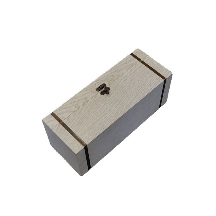 Single Large Packaging Gift Craft Use Wooden & Bamboo Boxes for Wine for Storage and Presentation