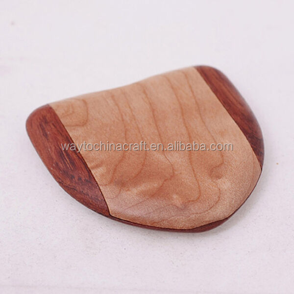 Promotional Maple and Rosewood Wooden Pocket Mirror