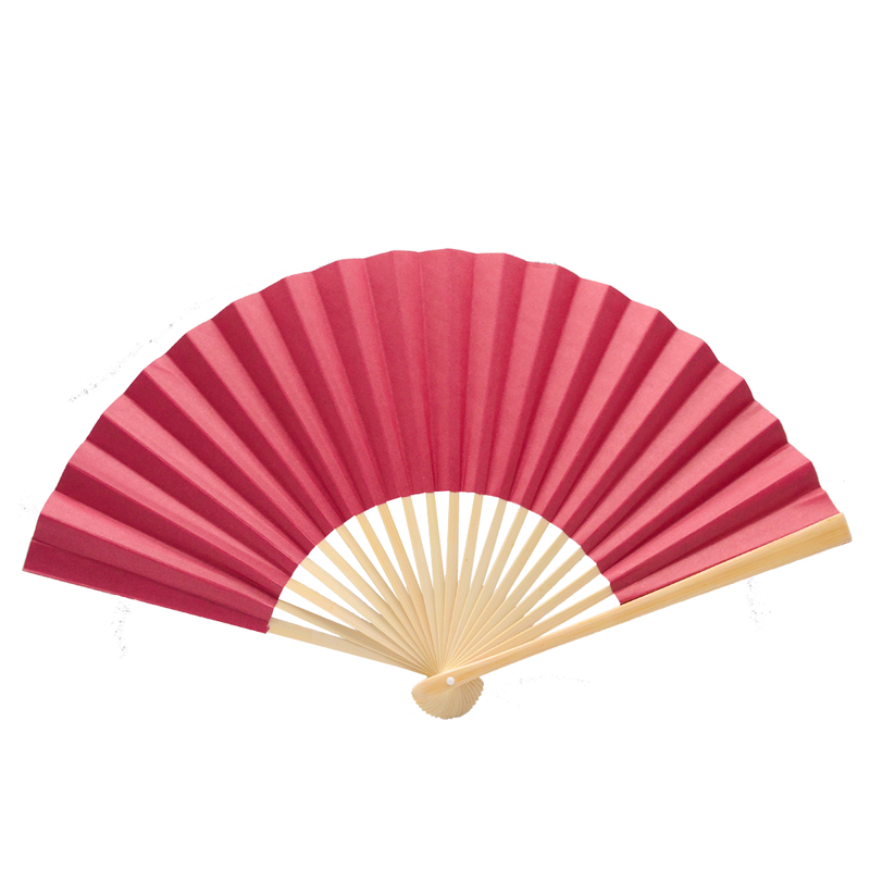 Wholesale  23cm Custom Printed Bamboo Hand-Folding Fan for Business Gifts